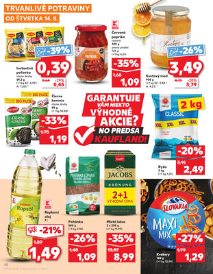 Kaufland 14.8. - 20.8. - Kaufland Rožňava