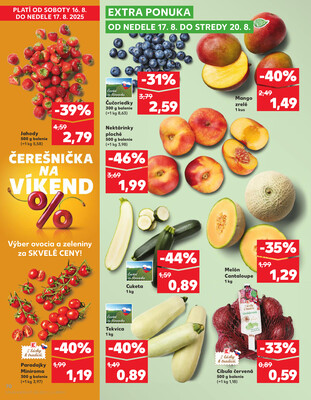 Kaufland 14.8. - 20.8. - Kaufland Rožňava