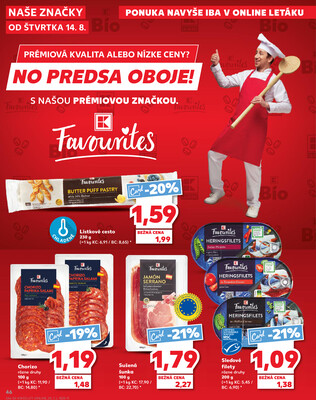 Kaufland 14.8. - 20.8. - Kaufland Bratislava Danubia – Panónska cesta