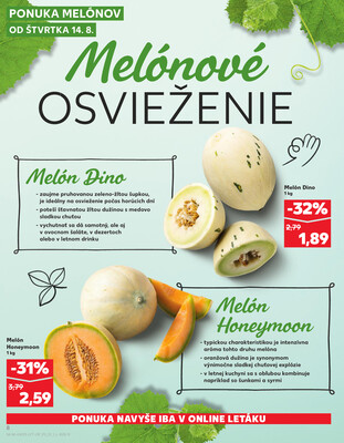 Kaufland 14.8. - 20.8. - Kaufland Prešov - Sekčov 
