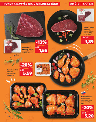 Kaufland 14.8. - 20.8. - Kaufland Prešov - Sekčov 