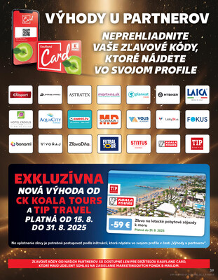 Kaufland 14.8. - 20.8. - Kaufland Prešov - Sekčov 