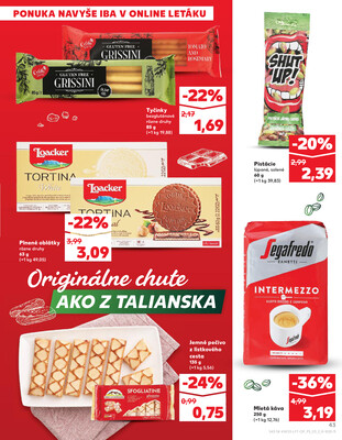 Kaufland 14.8. - 20.8. - Kaufland Prešov - Sekčov 