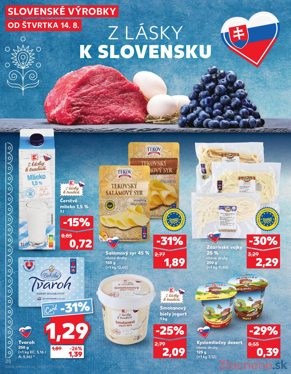 Leták Kaufland - Kaufland 14.8. - 20.8. - Kaufland (Kasárenská, Šamorín) - strana 20