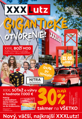 leták XXXLutz