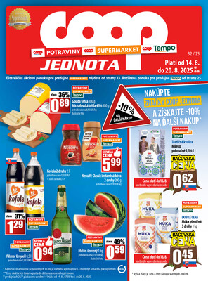 Leták COOP do 20.8.