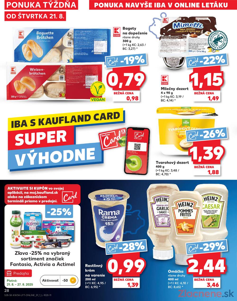 Leták Kaufland - Kaufland 21.8. - 27.8. - Kaufland Tvrdošín - strana 28