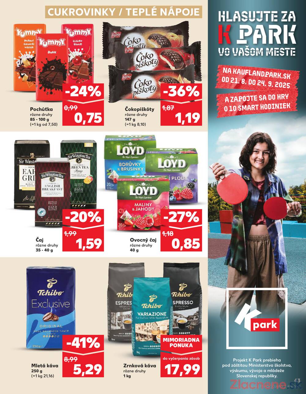 Leták Kaufland - Kaufland 21.8. - 27.8. - Kaufland Tvrdošín - strana 43