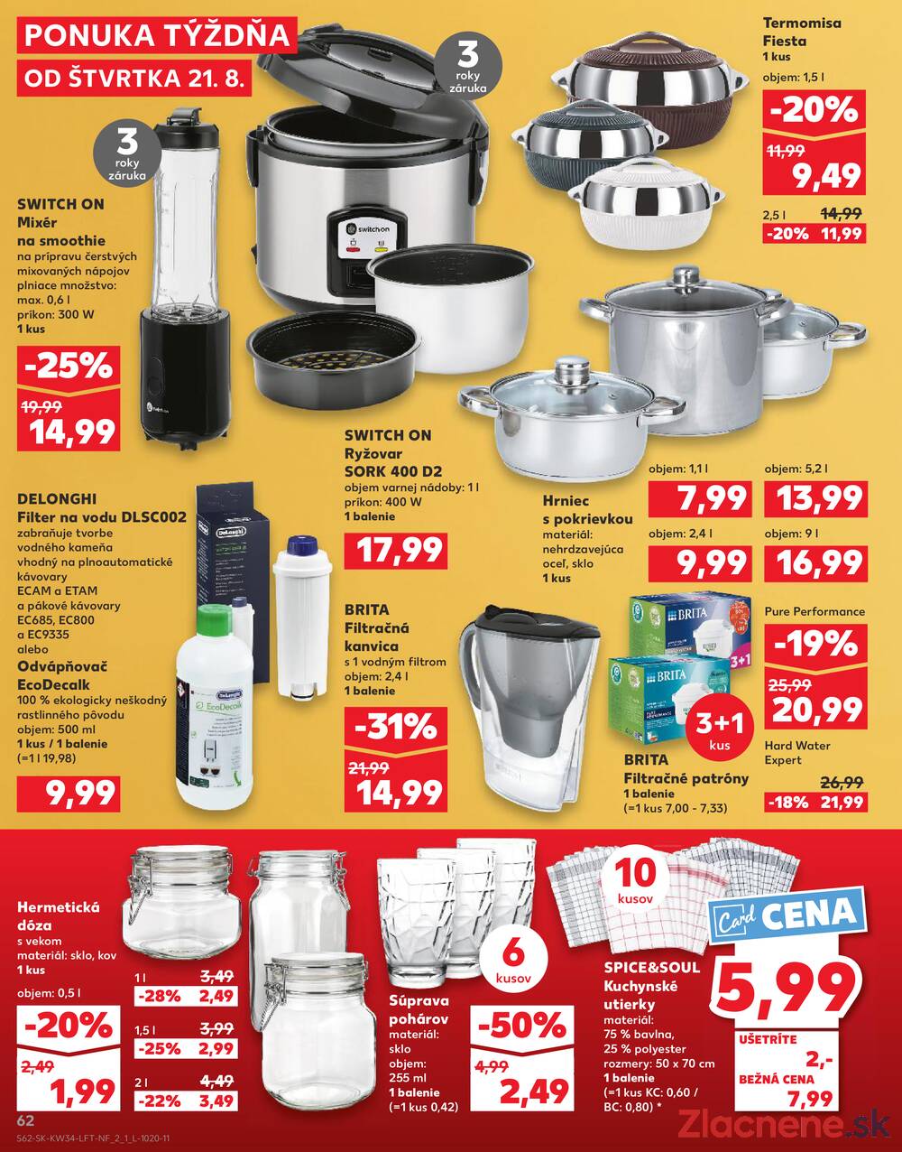 Leták Kaufland - Kaufland 21.8. - 27.8. - Kaufland Brezno - strana 62