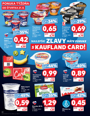 Kaufland 21.8. - 27.8. - Kaufland Brezno