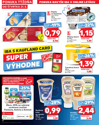Kaufland 21.8. - 27.8. - Kaufland Brezno