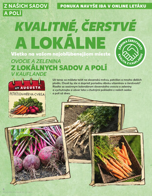Kaufland 21.8. - 27.8. - Kaufland Bytča