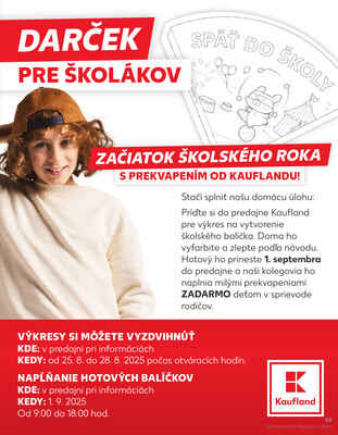 Kaufland 21.8. - 27.8. - Kaufland Spišská Nová Ves