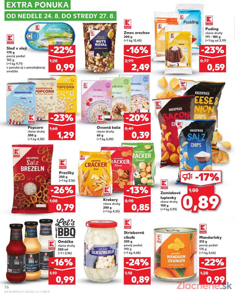 Leták Kaufland - Kaufland 21.8. - 27.8. - Kaufland Humenné - strana 76