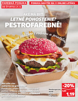 Kaufland 21.8. - 27.8. - Kaufland Vranov nad Topľou