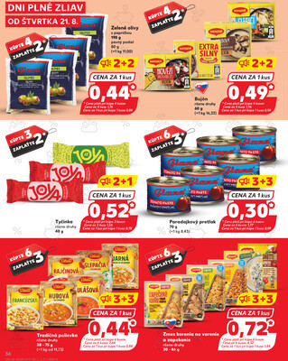 Kaufland 21.8. - 27.8. - Kaufland Vranov nad Topľou