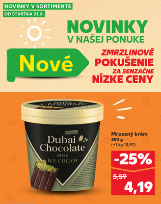 Kaufland 21.8. - 27.8. - Kaufland Vranov nad Topľou