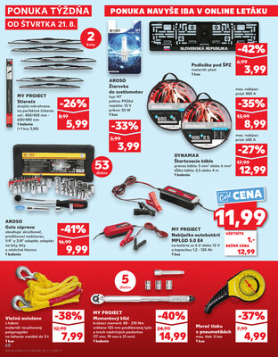 Kaufland 21.8. - 27.8. - Kaufland Vranov nad Topľou