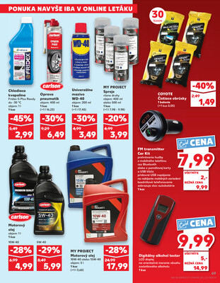 Kaufland 21.8. - 27.8. - Kaufland Vranov nad Topľou