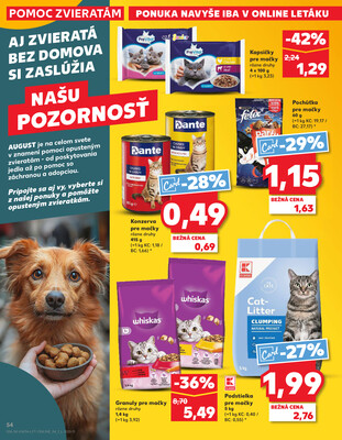 Kaufland 21.8. - 27.8. - Kaufland Poprad - Jiřího Wolkera