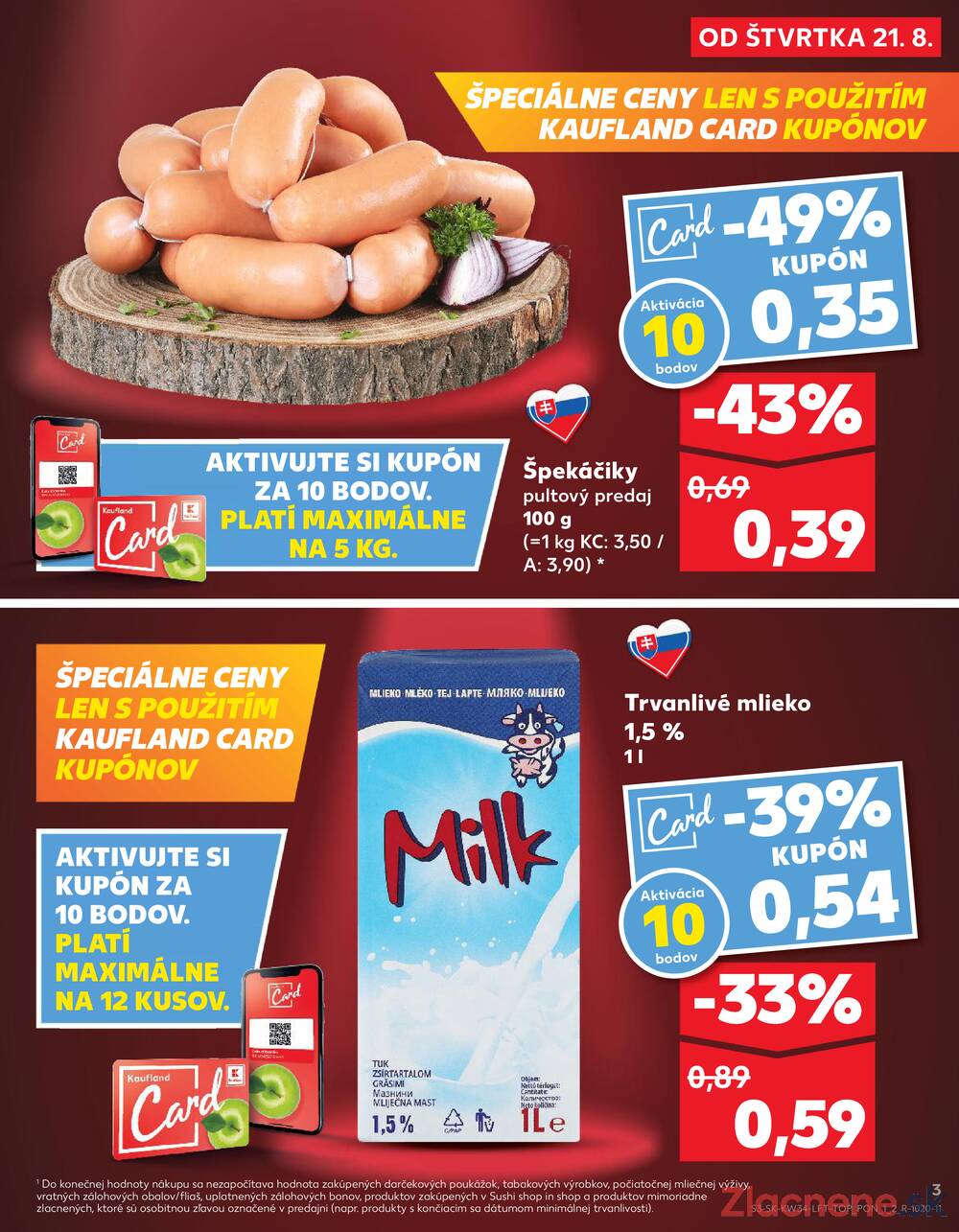 Leták Kaufland - Kaufland 21.8. - 27.8. - Kaufland Michalovce (Humenská cesta) - strana 3