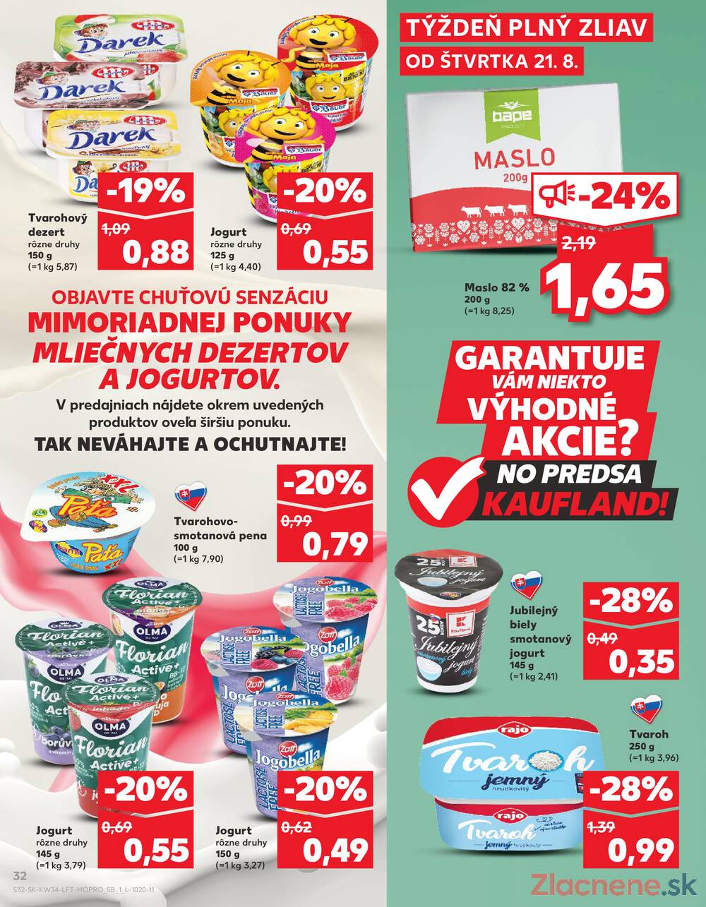 Leták Kaufland - Kaufland 21.8. - 27.8. - Kaufland Michalovce (Humenská cesta) - strana 32