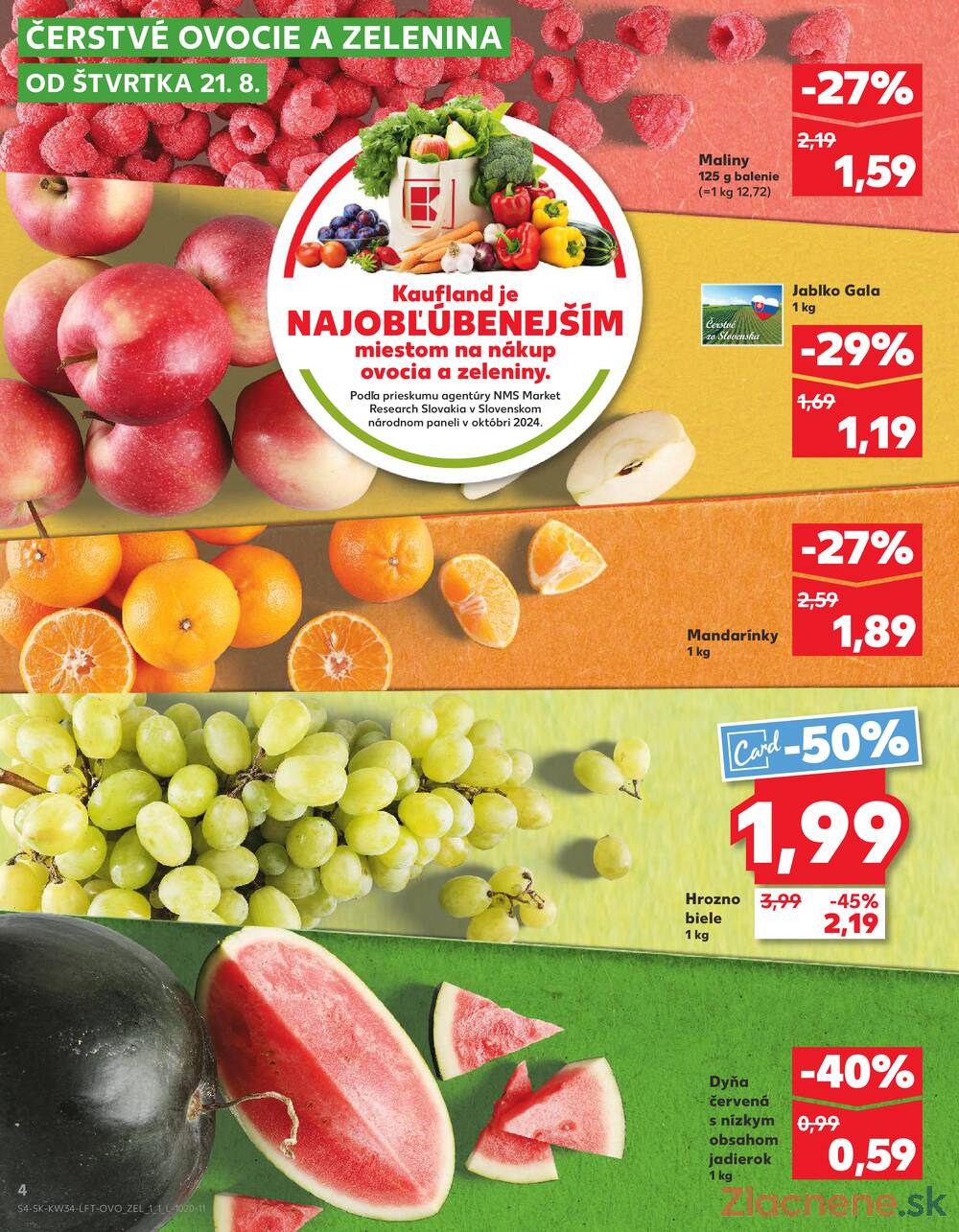 Leták Kaufland - Kaufland 21.8. - 27.8. - Kaufland Dunajská Streda - strana 4