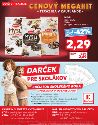 Kaufland 21.8. - 27.8. - Kaufland Bratislava - Rača