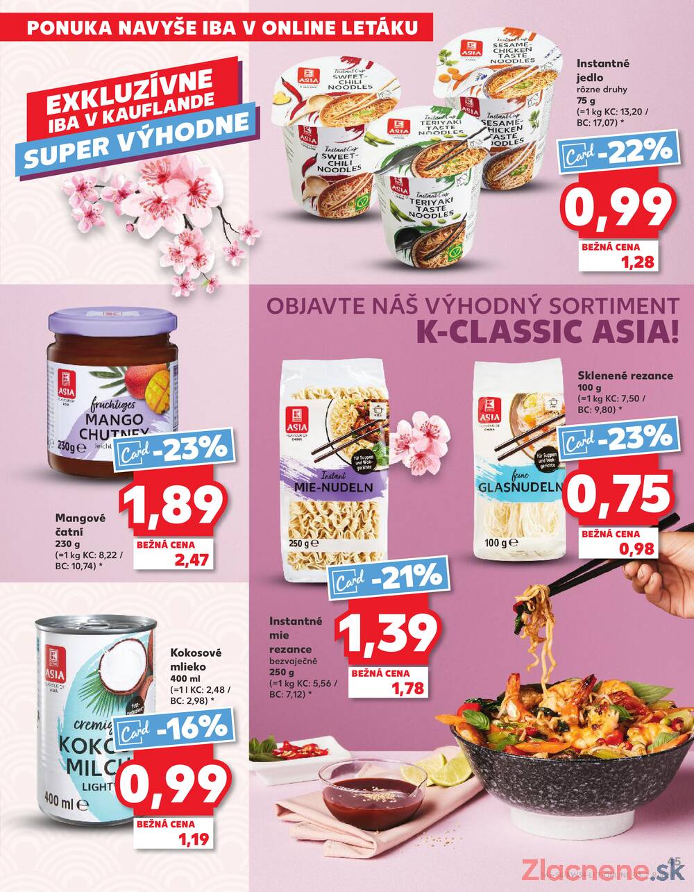 Leták Kaufland - Kaufland 21.8. - 27.8. - Kaufland Šamorín-Mliečno - Krajinská cesta - strana 45