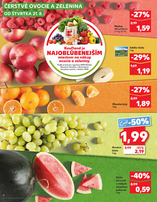 Kaufland 21.8. - 27.8. - Kaufland Košice - Popradská 