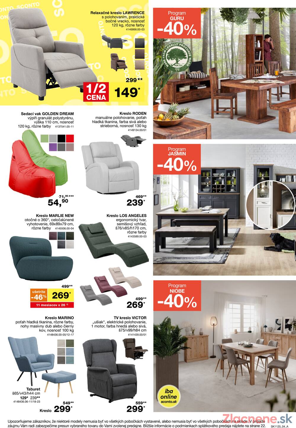 Leták SCONTO nábytok - Sconto nábytok od 27.8. do 23.9.2025 - strana 4