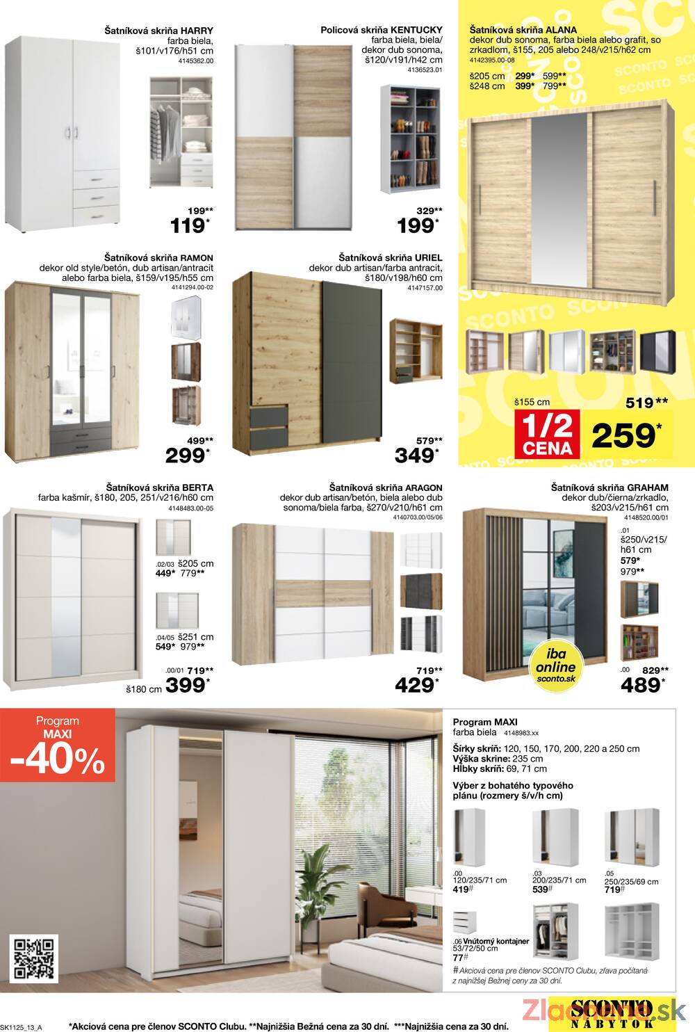 Leták SCONTO nábytok - Sconto nábytok od 27.8. do 23.9.2025 - strana 13