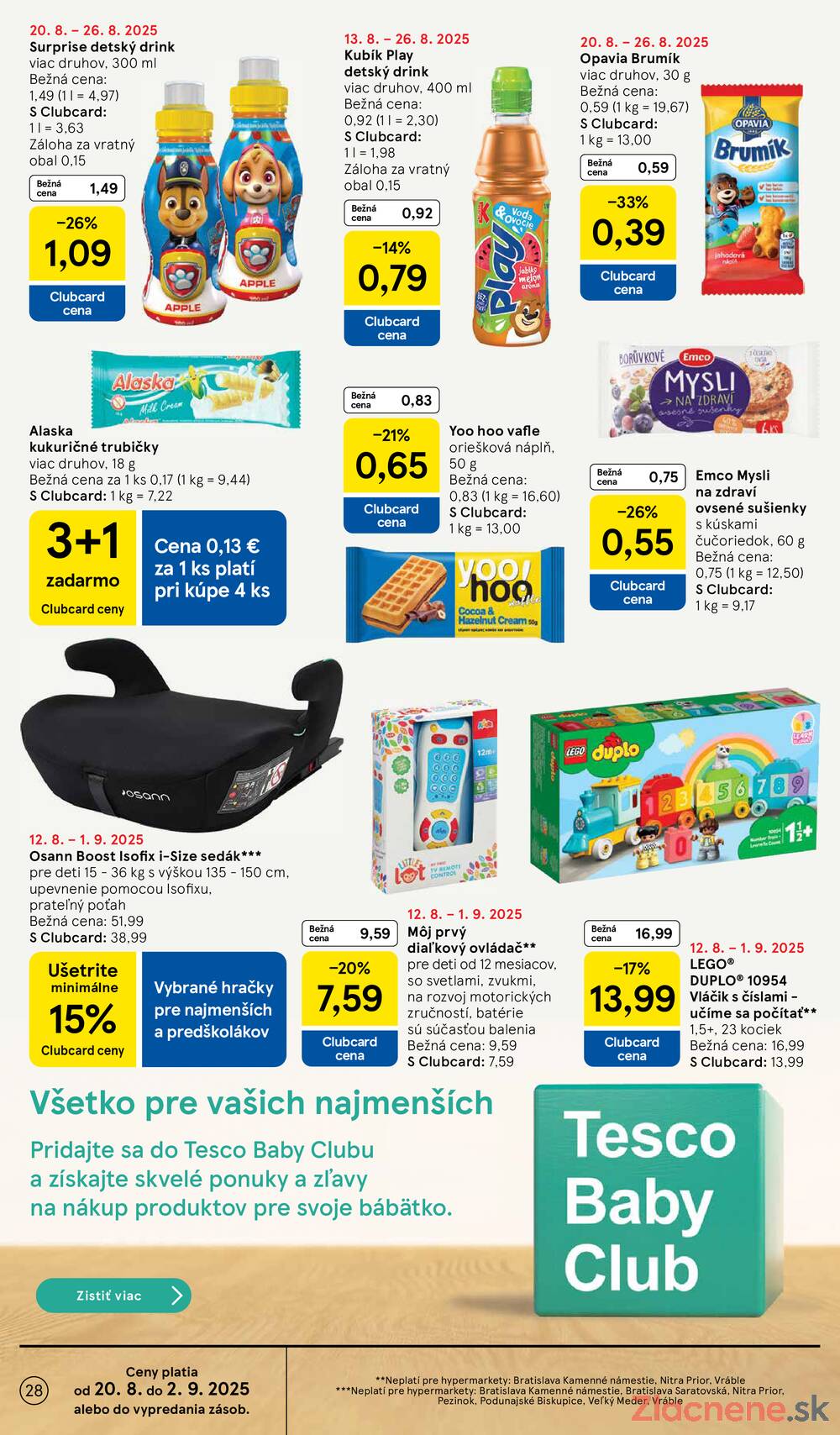 Leták Tesco - Tesco malé hypermarkety od 20.8. do 26.8.2025 - strana 28