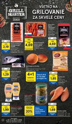 Tesco malé hypermarkety od 20.8. do 26.8.2025