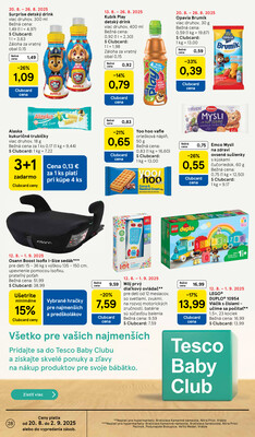 Tesco malé hypermarkety od 20.8. do 26.8.2025