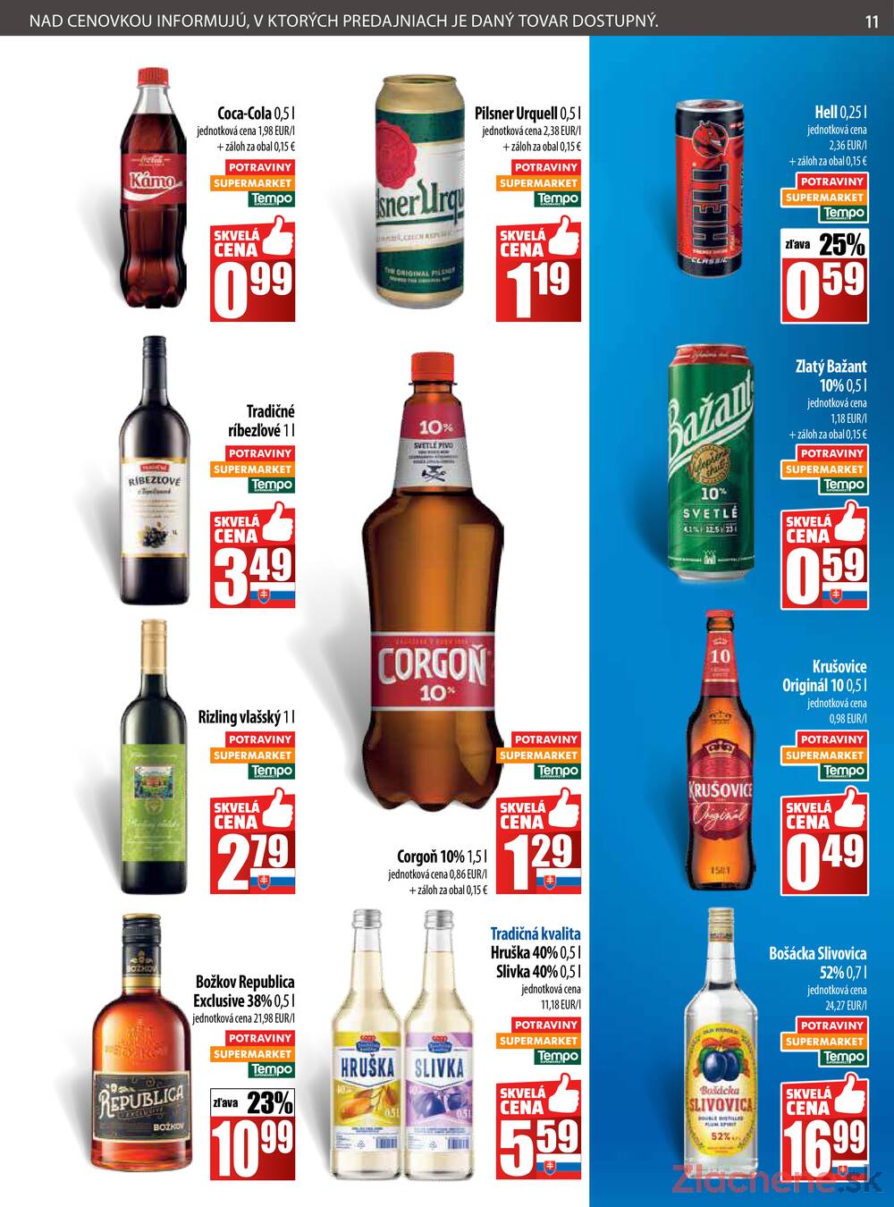 Leták COOP Jednota Slovensko - COOP do 27.8. - strana 11