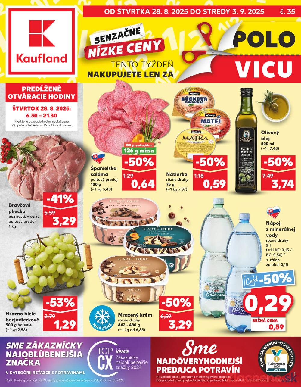 Leták Kaufland - Kaufland 28.8. - 3.9. - Kaufland Brezno - strana 1