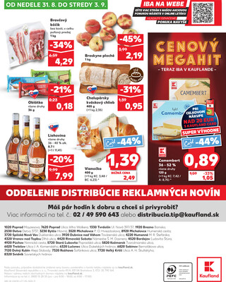 Kaufland 28.8. - 3.9. - Kaufland Detva
