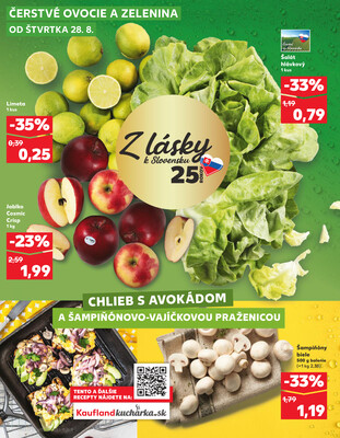 Kaufland 28.8. - 3.9. - Kaufland Púchov