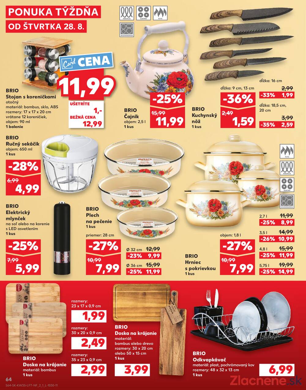 Leták Kaufland - Kaufland 28.8. - 3.9. - Kaufland Partizánske - strana 64