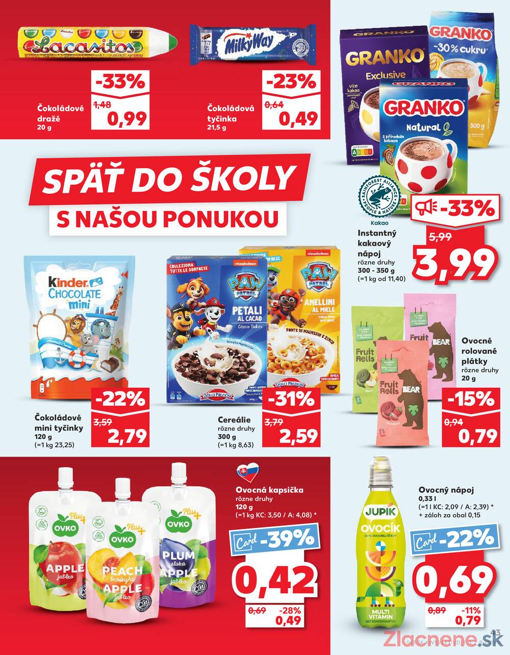 Leták Kaufland - Kaufland 28.8. - 3.9. - Kaufland - Pezinok-Grinava - strana 43