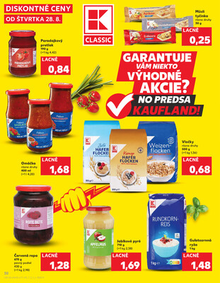 Kaufland 28.8. - 3.9. - Kaufland Topoľčany