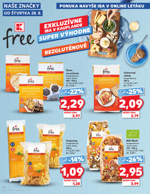 Kaufland 28.8. - 3.9. - Kaufland Topoľčany