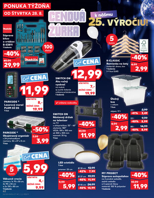 Kaufland 28.8. - 3.9. - Kaufland Topoľčany