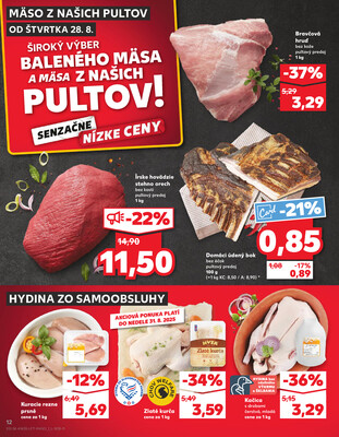 Kaufland 28.8. - 3.9. - Kaufland (Harmincova, Bratislava - Dúbravka)