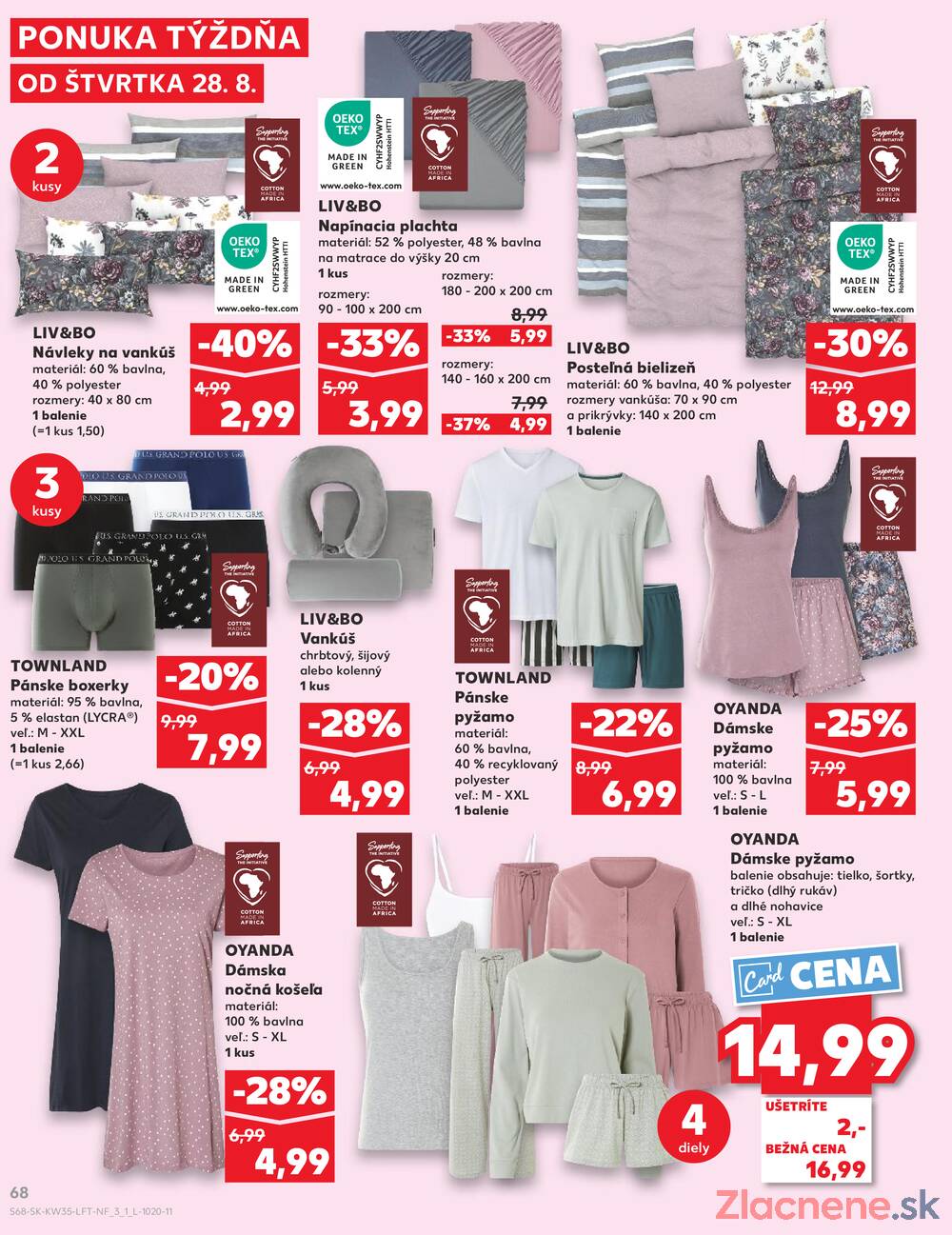 Leták Kaufland - Kaufland 28.8. - 3.9. - Kaufland Bratislava - Avion (Ivanská cesta) - strana 68