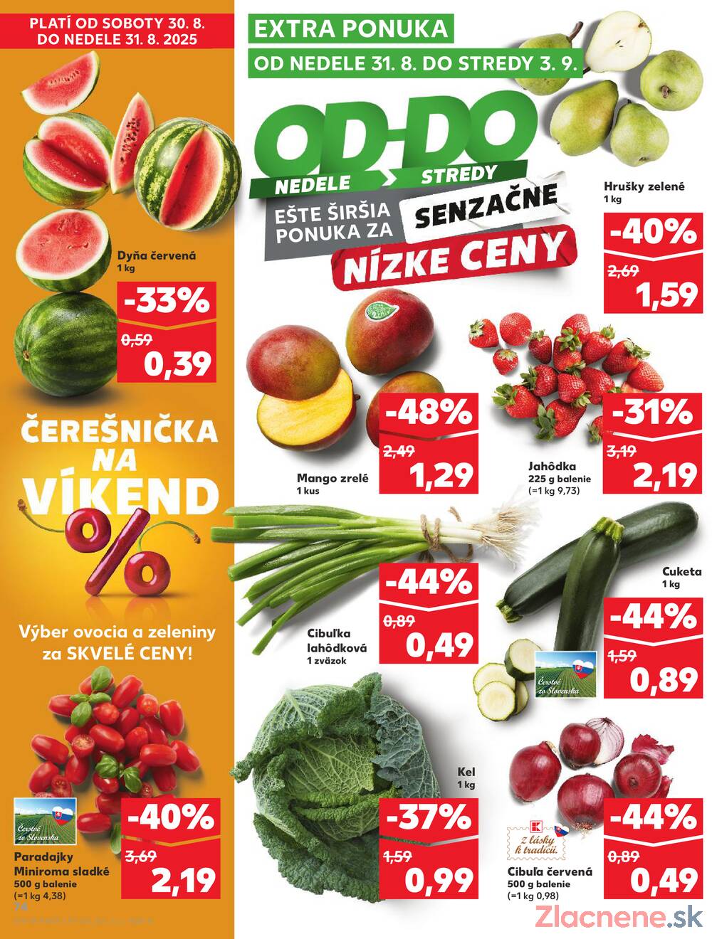 Leták Kaufland - Kaufland 28.8. - 3.9. - Kaufland Bratislava - Avion (Ivanská cesta) - strana 74