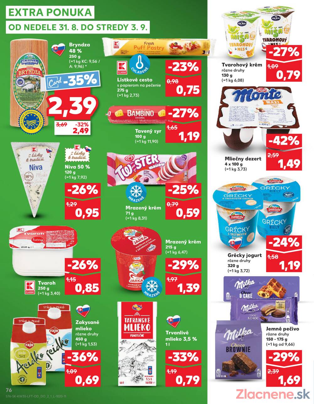 Leták Kaufland - Kaufland 28.8. - 3.9. - Kaufland Košice - Popradská  - strana 76