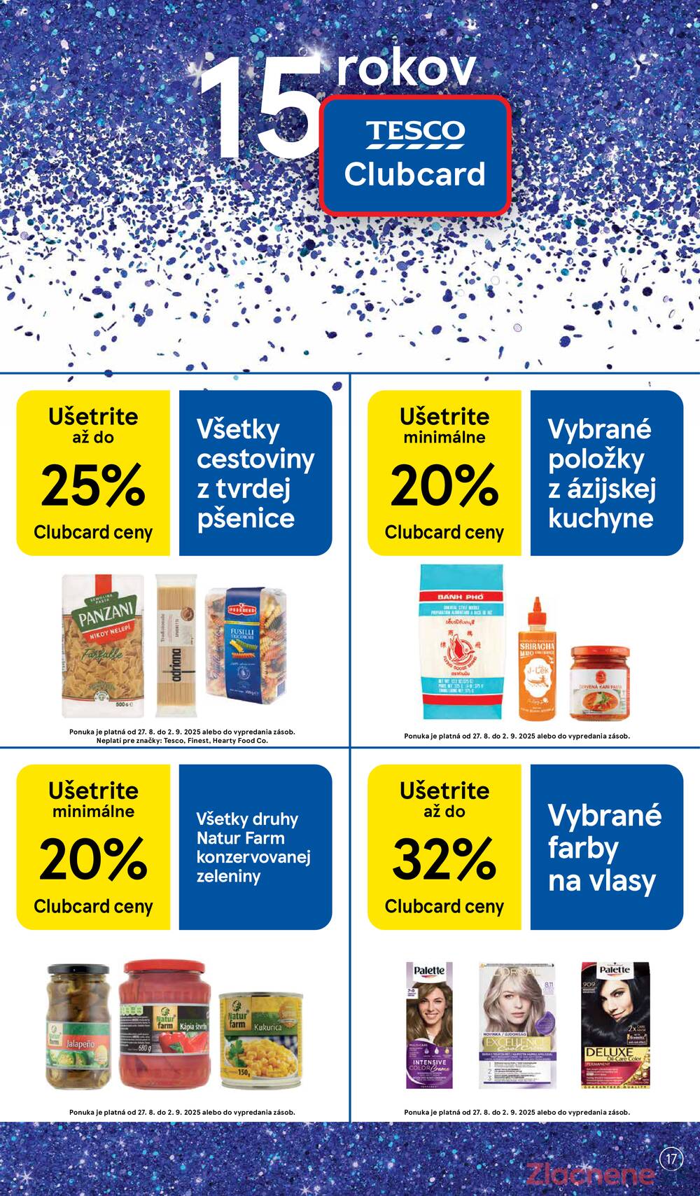 Leták Tesco - Tesco supermarkety od 27.8. do 2.9.2025 - strana 17
