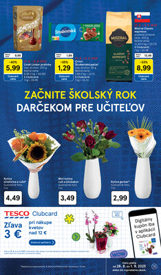 Tesco supermarkety od 27.8. do 2.9.2025